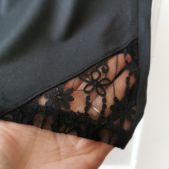 SIZE XXL (18/20) CREAM, Buttery Soft, Black Athletic Shorts NWT B58 - Picture 8 of 9